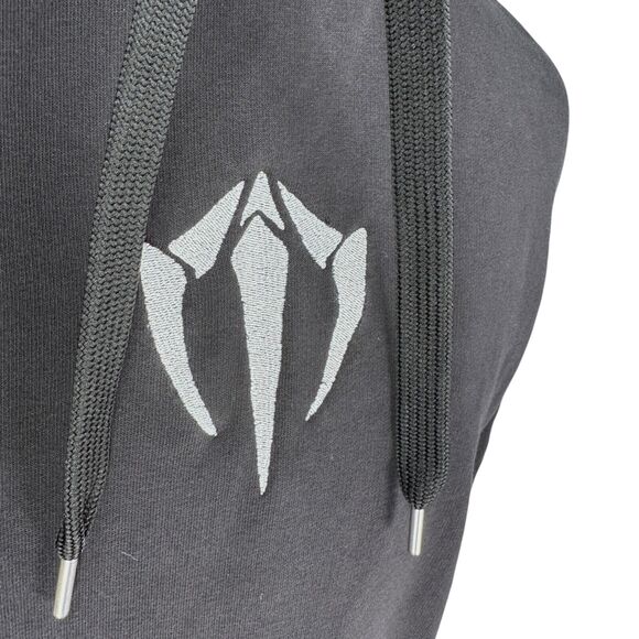 Midnight Society Claw Hoodie Mens XL Black Cotton Drawstring Pullover Streetwear - Picture 2 of 9